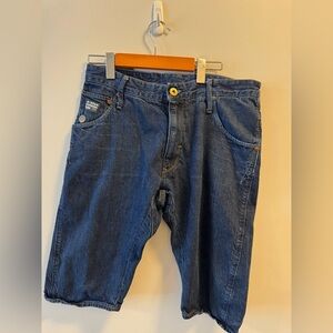 Authentic Gstar Blue Denim Men's Bermuda Shorts